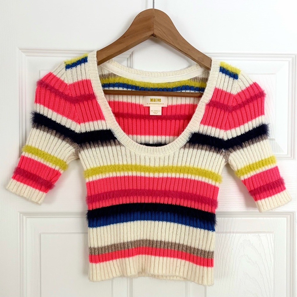 Maeve by Anthropologie Eyelash Sweater Size XXS